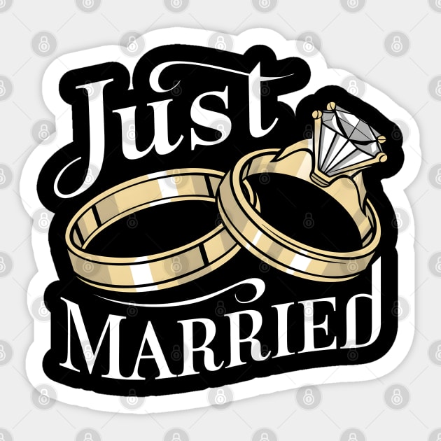 Just Married Sticker by MakerMind8.2